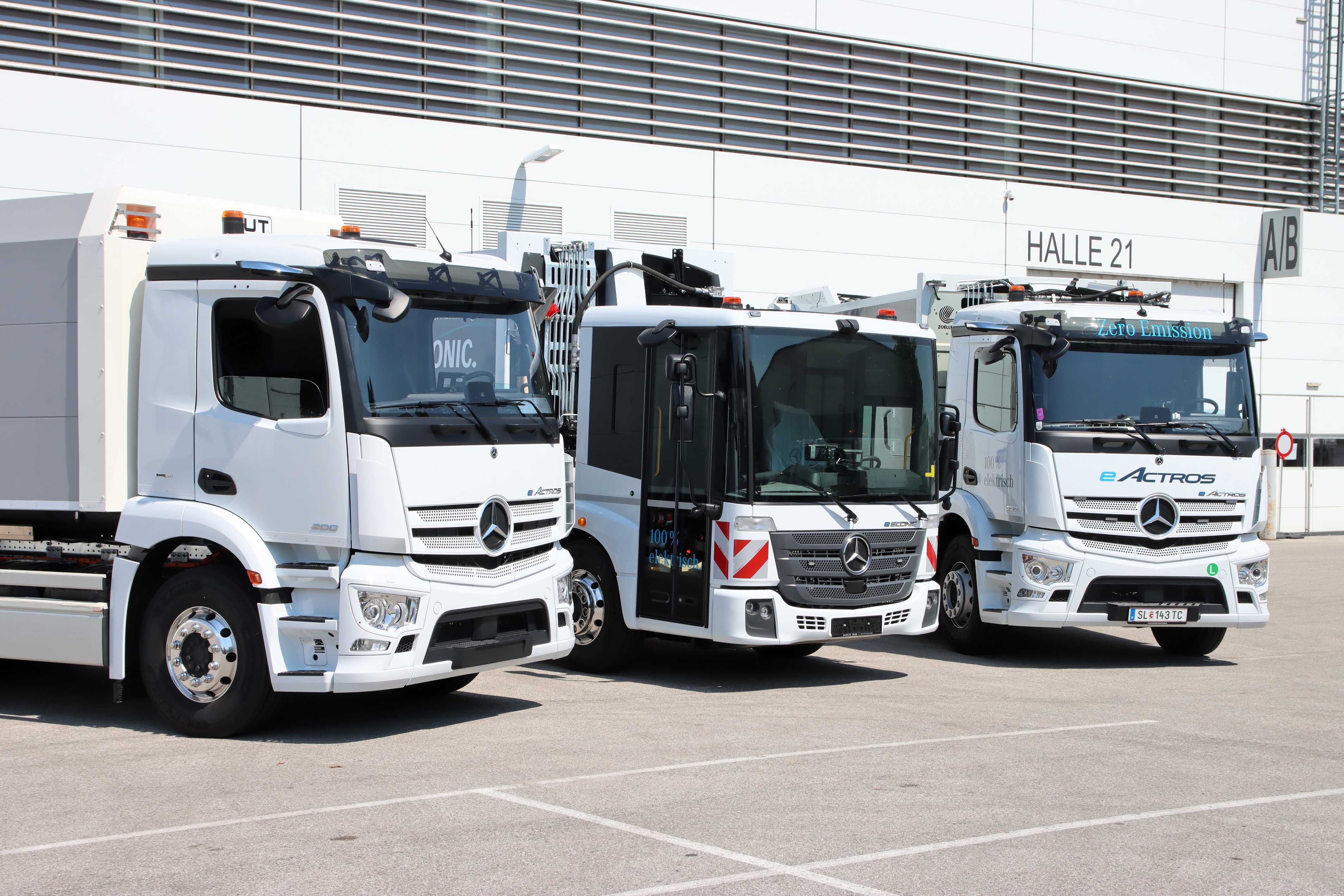 Vollelektrische Entsorgungslösungen von Mercedes Benz Trucks