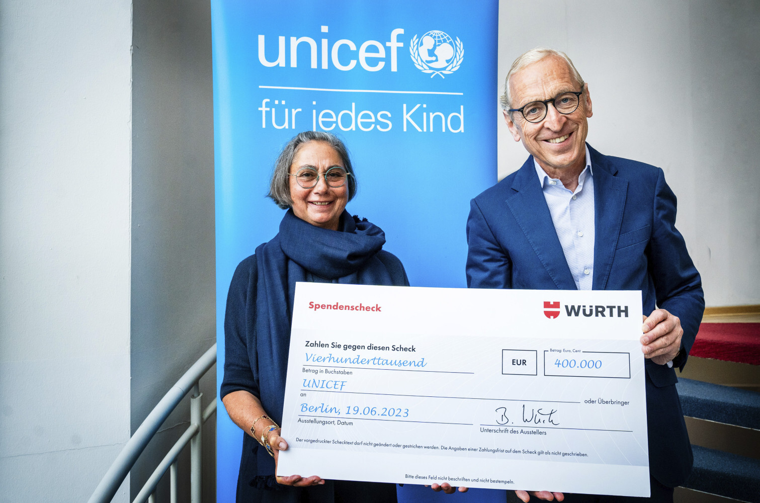 202306 PA Wuerth Gruppe Spende copyright UNICEF 1